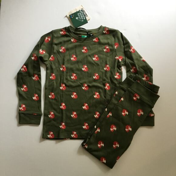 NWT Litttle Green Radicals organic fox pajamas - Picture 2 of 5